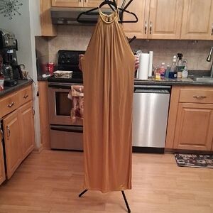 Ronny Kobo Collection Golden Maxi Dress